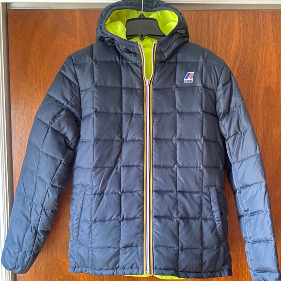 NWT Kway reversible down jacket mens M